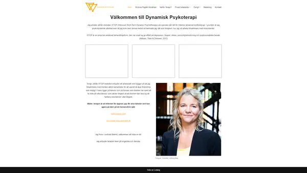 Dynamisk Psykoterapi Victoria Paglert