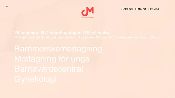 Barnavårdscentralen Citymottagningen Hässleholm