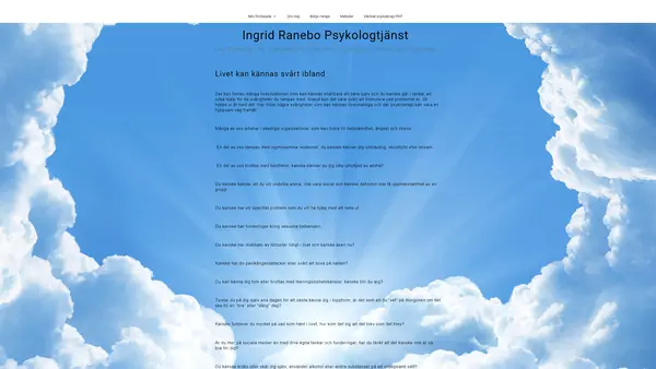 Psykoterapimottagning Ingrid Ranebo Lund