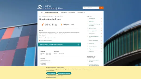 Kirurgimottagning 2 Lund