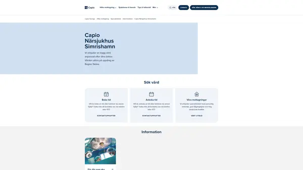 Capio Närsjukhus Simrishamn