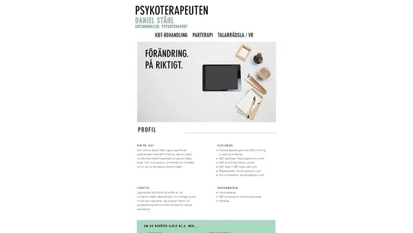 Psykoterapeuten Daniel, Malmö