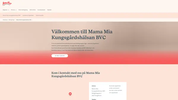 Mama Mia Kungsgårdshälsan BVC, ÄNGELHOLM