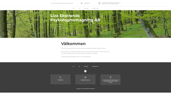 Liza Ekstrands Psykologmottagning AB logo