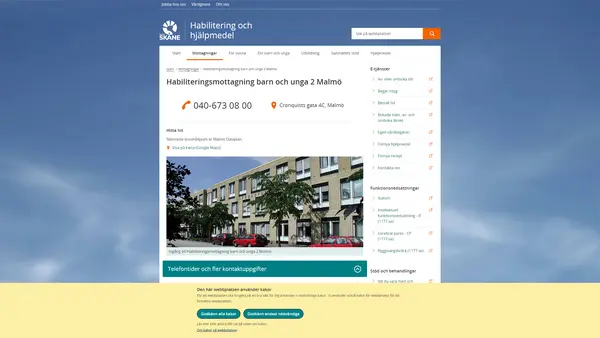 Habiliteringsmottagning barn och unga 2 Malmö