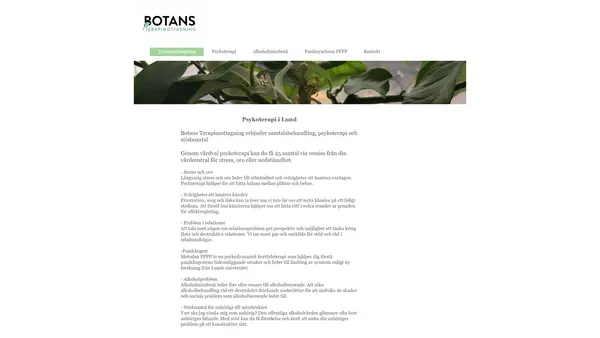 Botans Terapimottagning logo