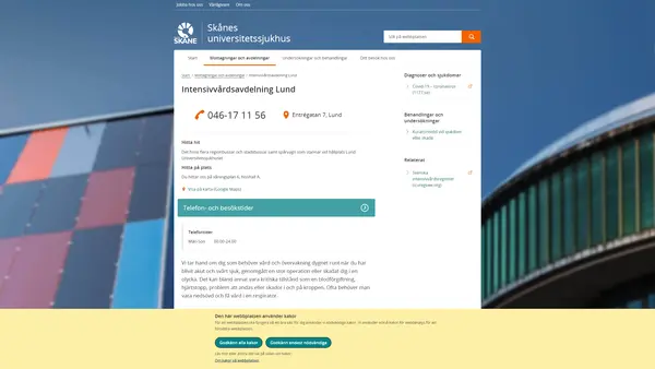 Intensivvårdsavdelning Lund