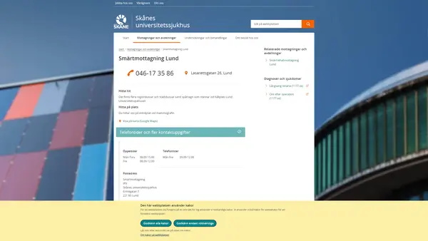 Smärtmottagning Lund