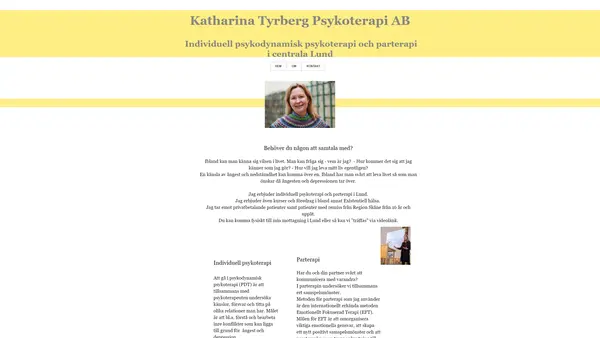 Katharina Tyrberg Psykoterapi AB