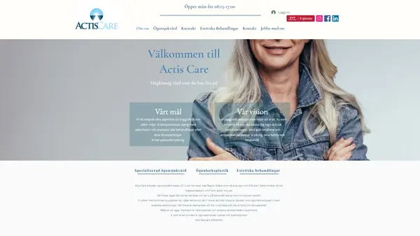 Actis Care - Grå starr, Malmö