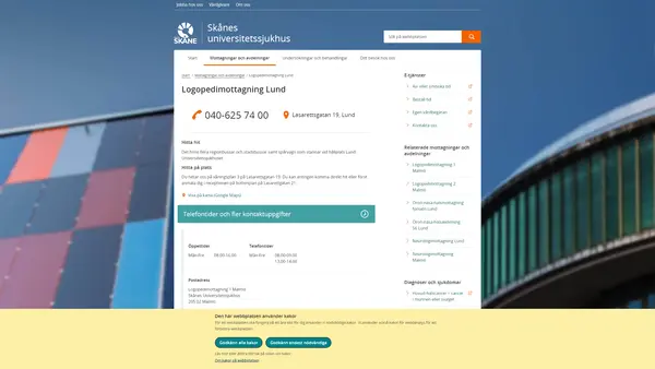 Logopedimottagning Lund