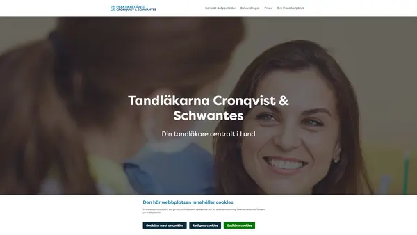 Tandläkarna Cronqvist & Schwantes Gunilla Brattström-Cronqvist, Lund