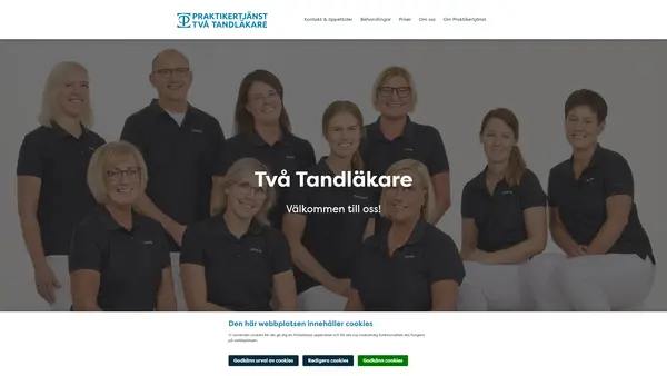Två Tandläkare Anders Svensk logo
