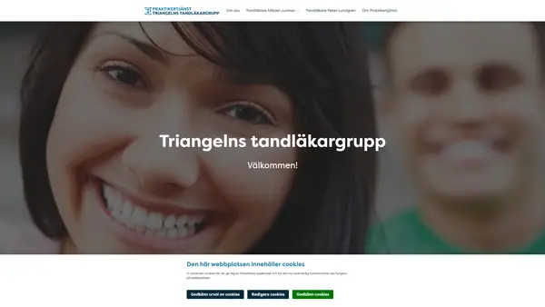Triangelns Tandläkargrupp Peter Lundgren logo