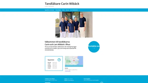 Tandläkare Carin Wibäck, Åhus