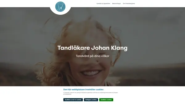 Tandläkare Johan Klang, Trelleborg