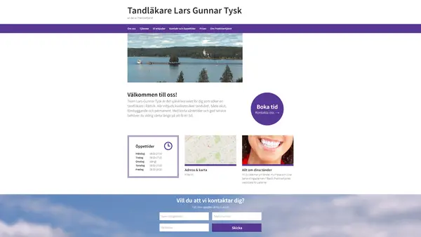 Tandläkare Lars-Gunnar Tysk, Rättvik