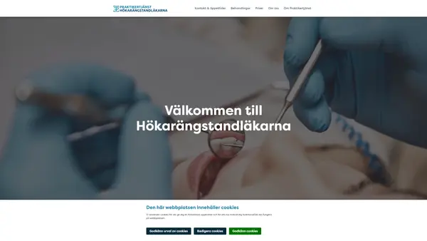 HÖKARÄNGSTANDLÄKARNA Tandläkare Lena Vidlund, Hökarängen