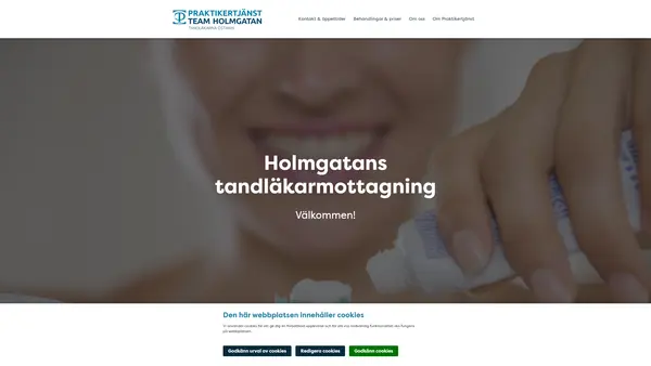 Holmgatans tandläkarmottagning Johanna Östman, Falun