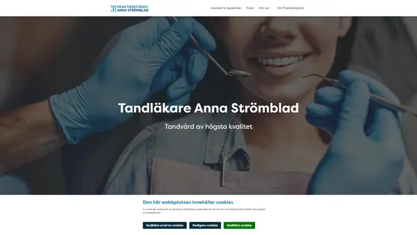 Tandläkare Anna Strömblad, Katrineholm
