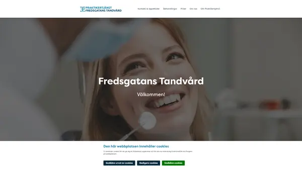 Fredsgatans Tandvård Anna-Karin Andrén, Göteborg