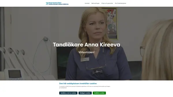 Tandläkare Anna Kireeva, Vänersborg
