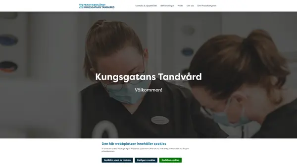 Kungsgatans tandvård Tandläkare Elin Andersson, Åmål