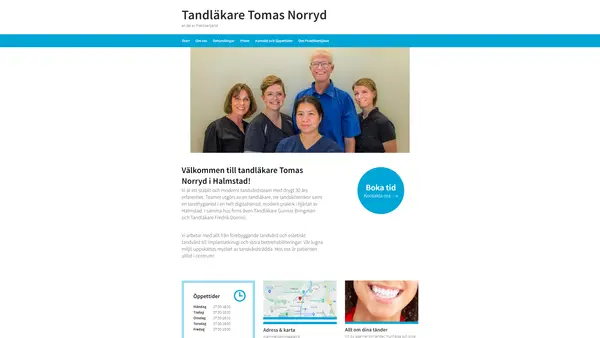 Tandläkare Tomas Norryd, Halmstad
