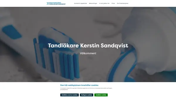 Tandläkare Kerstin Sandqvist, Östersund