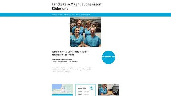 Tandläkare Magnus Johansson Söderlund, Huskvarna