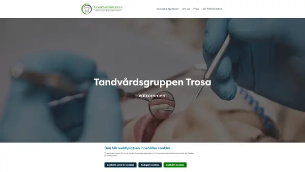 Tandvårdsgruppen i Trosa Pierre Georgsson logo