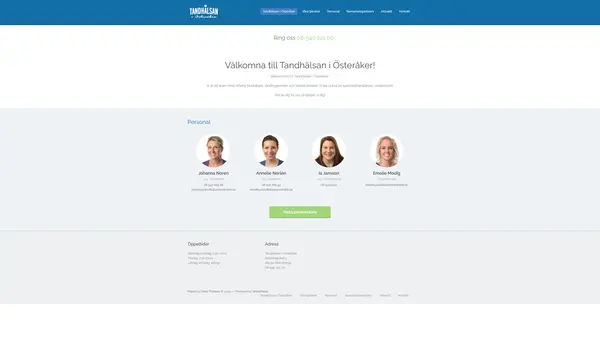 Tandhälsan i Österåker Johanna Norén, Österåker