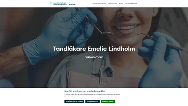 Tandläkare Emelie Lindholm, Trångsund
