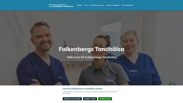 Falkenbergs Tandhälsa, Falkenberg