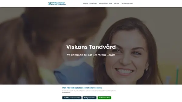 Viskans Tandvård Team Monica Kristensson, Borås