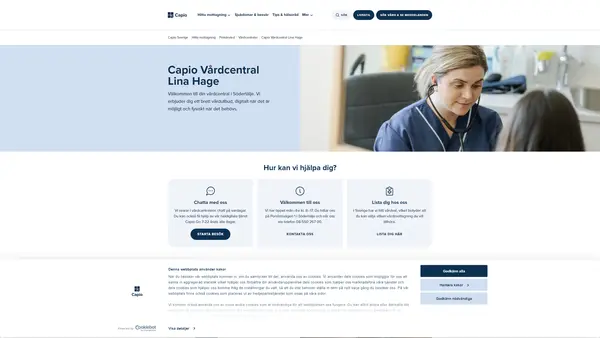Capio Vårdcentral Lina Hage, Södertälje