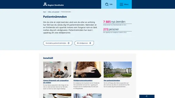 Patientnämndens förvaltning