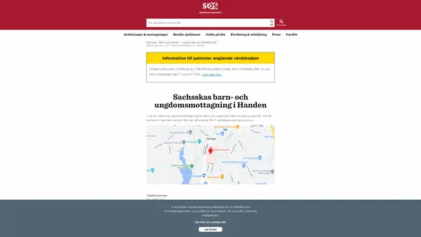 Sachsska barn- och ungdomsmottagningen i Handen