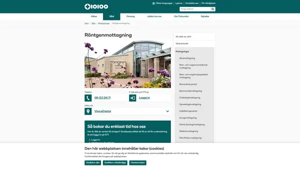 Röntgen, Norrtälje sjukhus Tiohundra