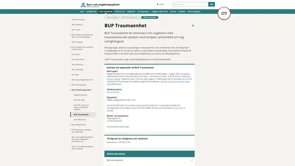BUP Traumaenhet