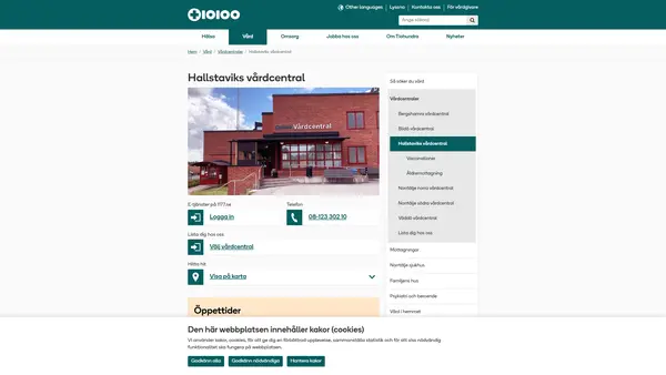 Hallstaviks vårdcentral, Tiohundra