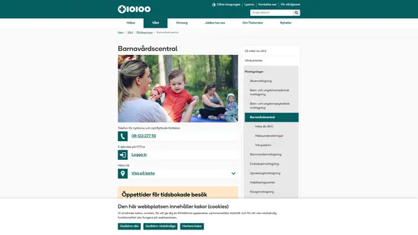 Barnavårdscentral BVC Norrtälje Tiohundra