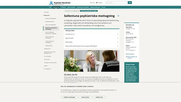 Sollentuna psykiatriska mottagning, Psykiatri Nordväst