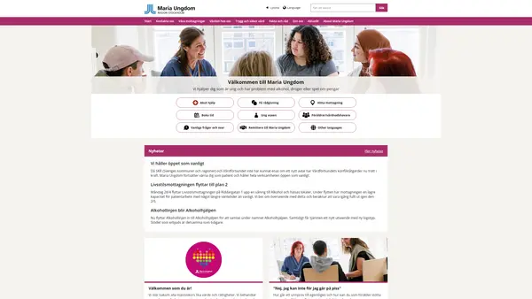 Maria ungdom Sex och Samlevnadsmottagning
