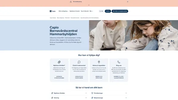 Capio Barnavårdscentral Hammarbyhöjden
