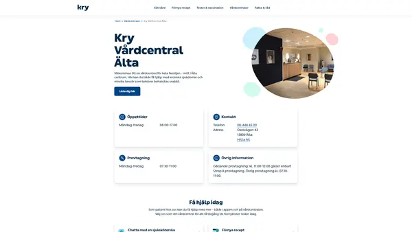 Kry Älta vårdcentral