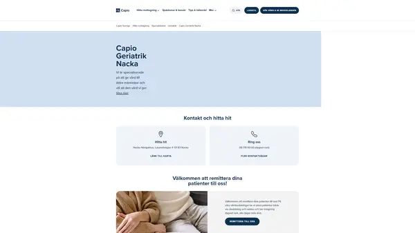 Capio Geriatrik Nacka AB