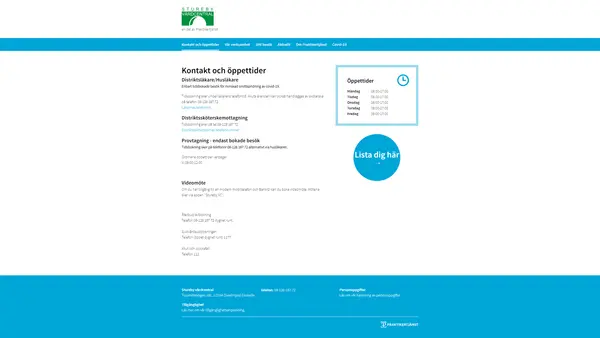 Distriktssköterskemottagning Stureby Vårdcentral