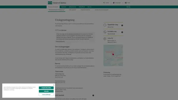 Urologmottagning, Danderyds sjukhus