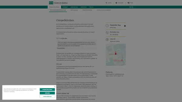 Ortopedkliniken, Danderyds sjukhus